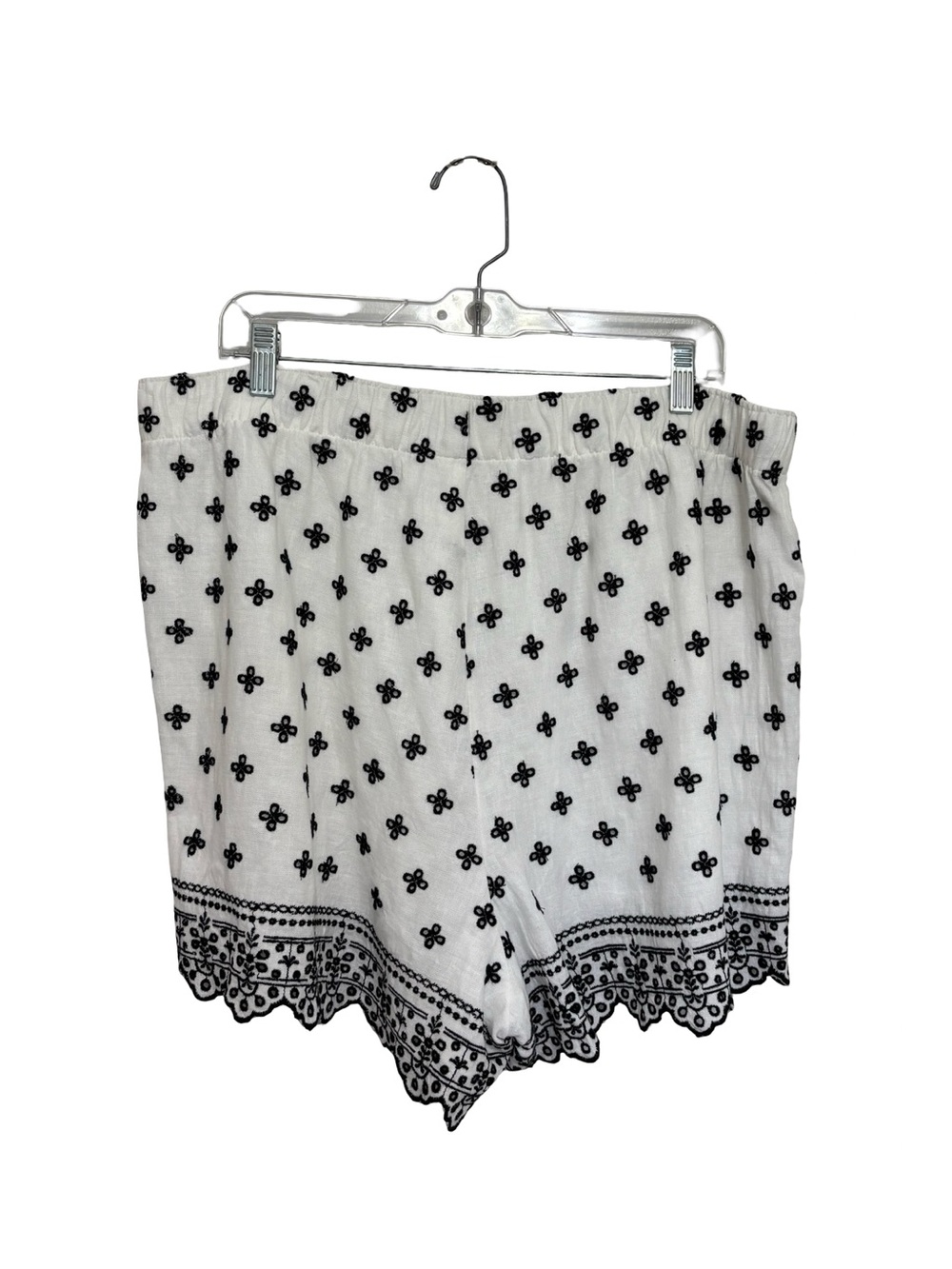 NEW Abercrombie Linen Blend Tank and Shorts Embroidered Matching Set - Size XL - Picture 5 of 14